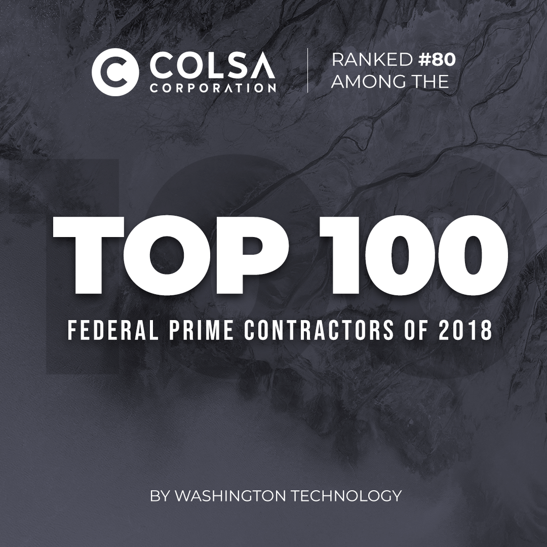 COLSA Ranked in Washington Technology Top 100 Federal Prime Contractors